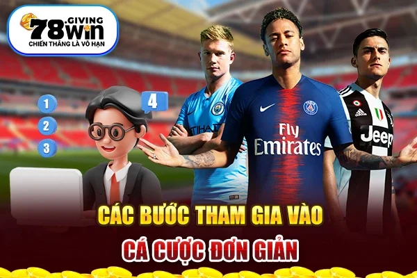 Các bước tham gia vào cá cược đơn giản